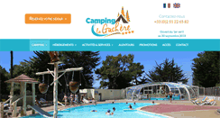 Desktop Screenshot of camping-gachere.com